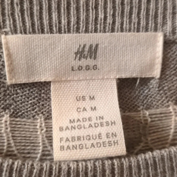 H&M gray polka dot sweater M - Picture 2 of 5